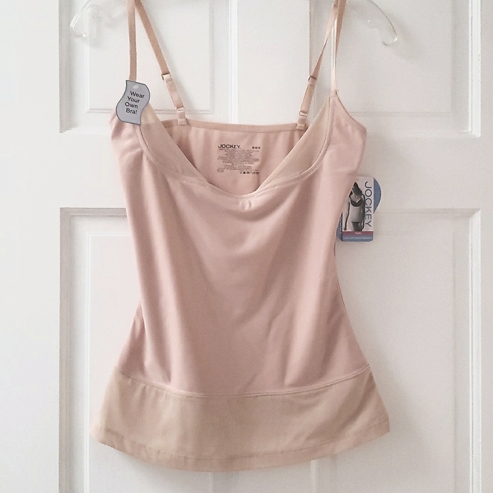 New Jckey Open Bust Tank Tummy Shapewear Size M
